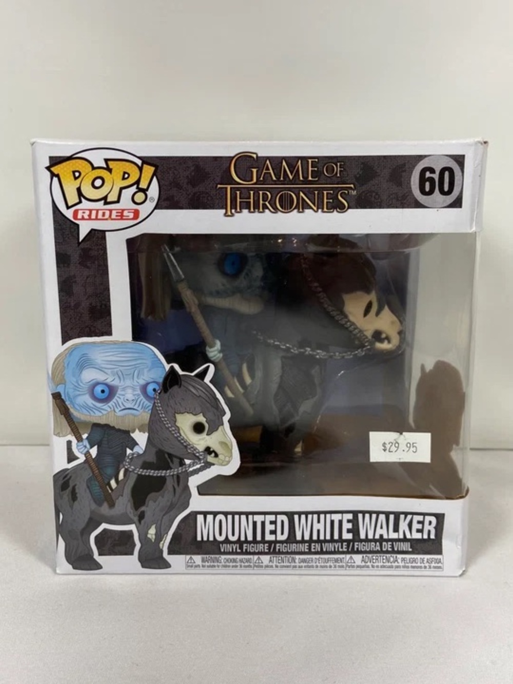 Game of Thrones Mounted White Walker Funko Pop! Rides #60